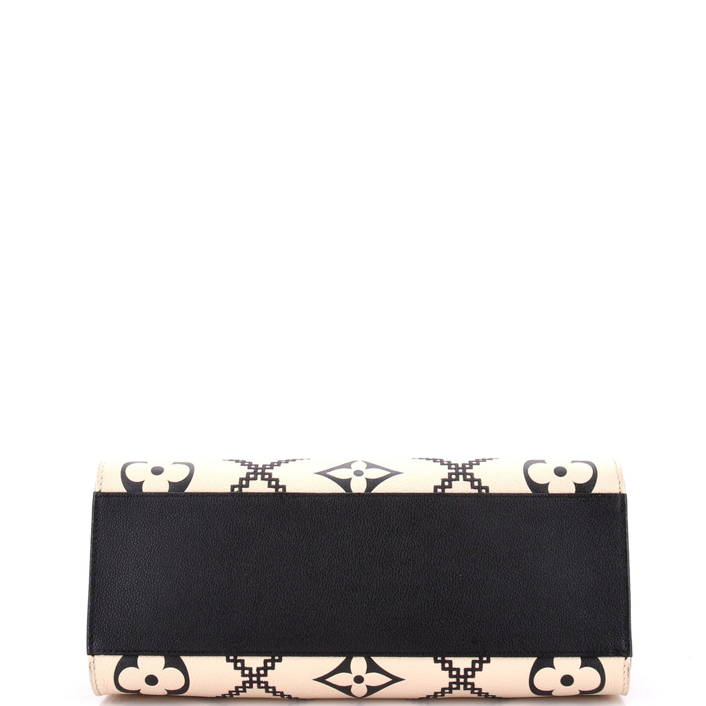 Louis Vuitton OnTheGo Tote Monogram Empreinte Giant Broderies MM