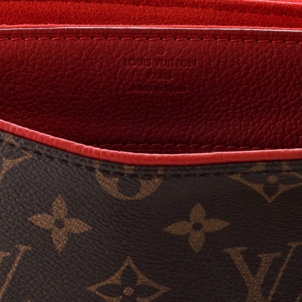 Louis Vuitton Pallas Chain Shoulder Bag Monogram Canvas and Calfskin