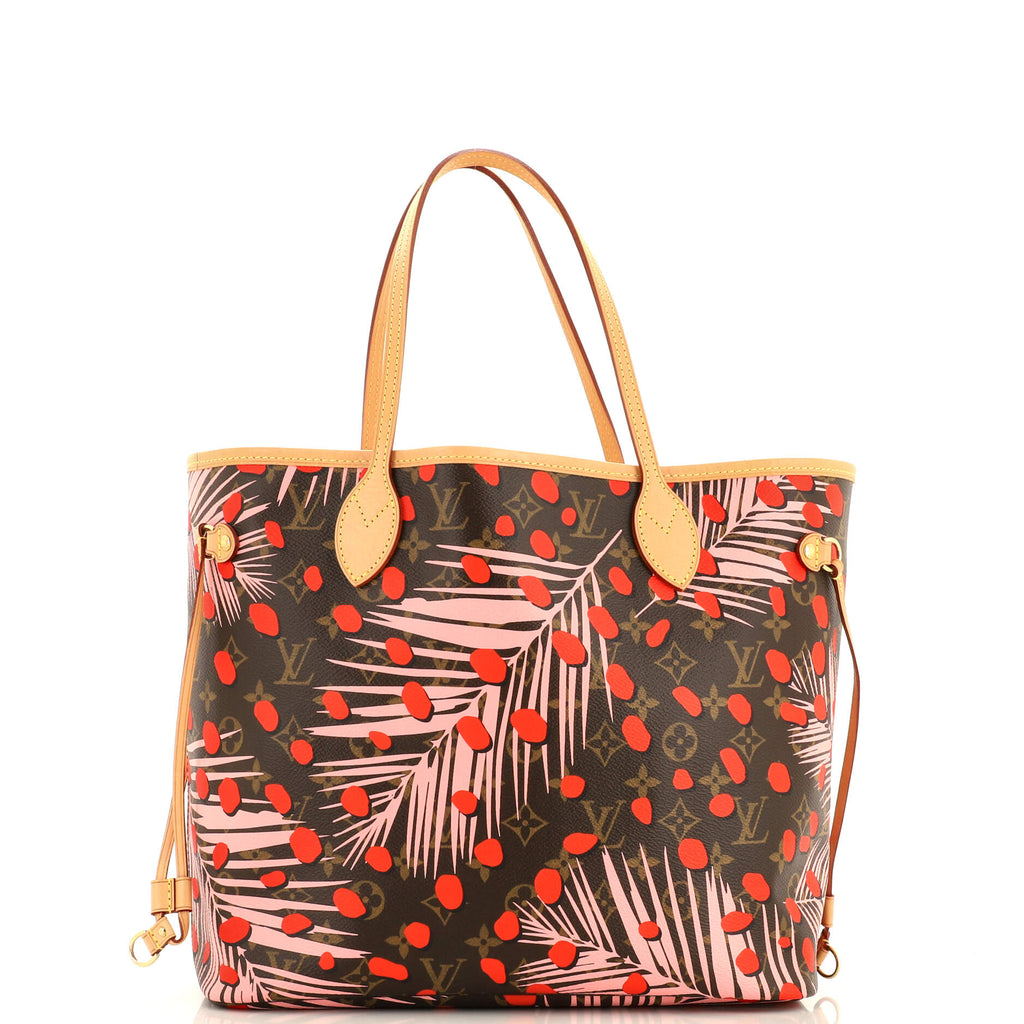 Louis Vuitton Neverfull NM Tote Limited Edition Monogram Jungle Dots MM