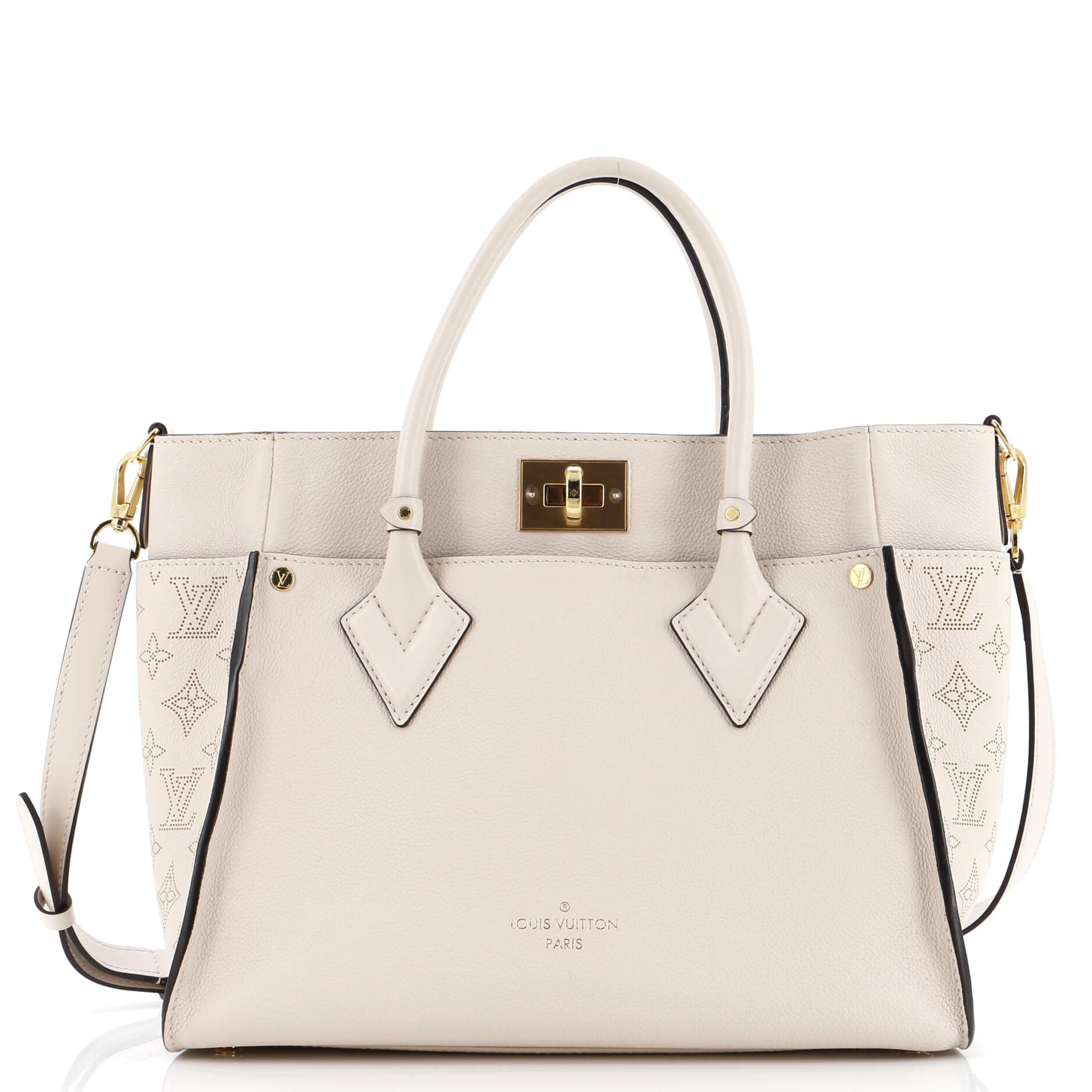 Louis Vuitton On My Side Tote Mahina Leather MM