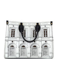 Louis Vuitton OnTheGo Tote Limited Edition Fornasetti Architettura Print Leather and Monogram Canvas MM