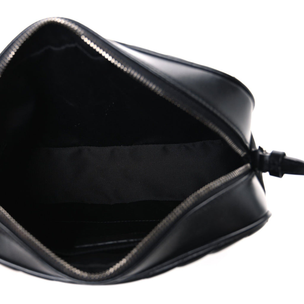 Calfskin Matelasse Monogram Lou Camera Bag Black