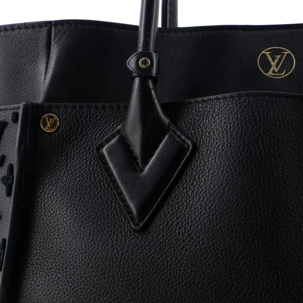 Louis Vuitton On My Side Tote Monogram Tuffetage Leather MM