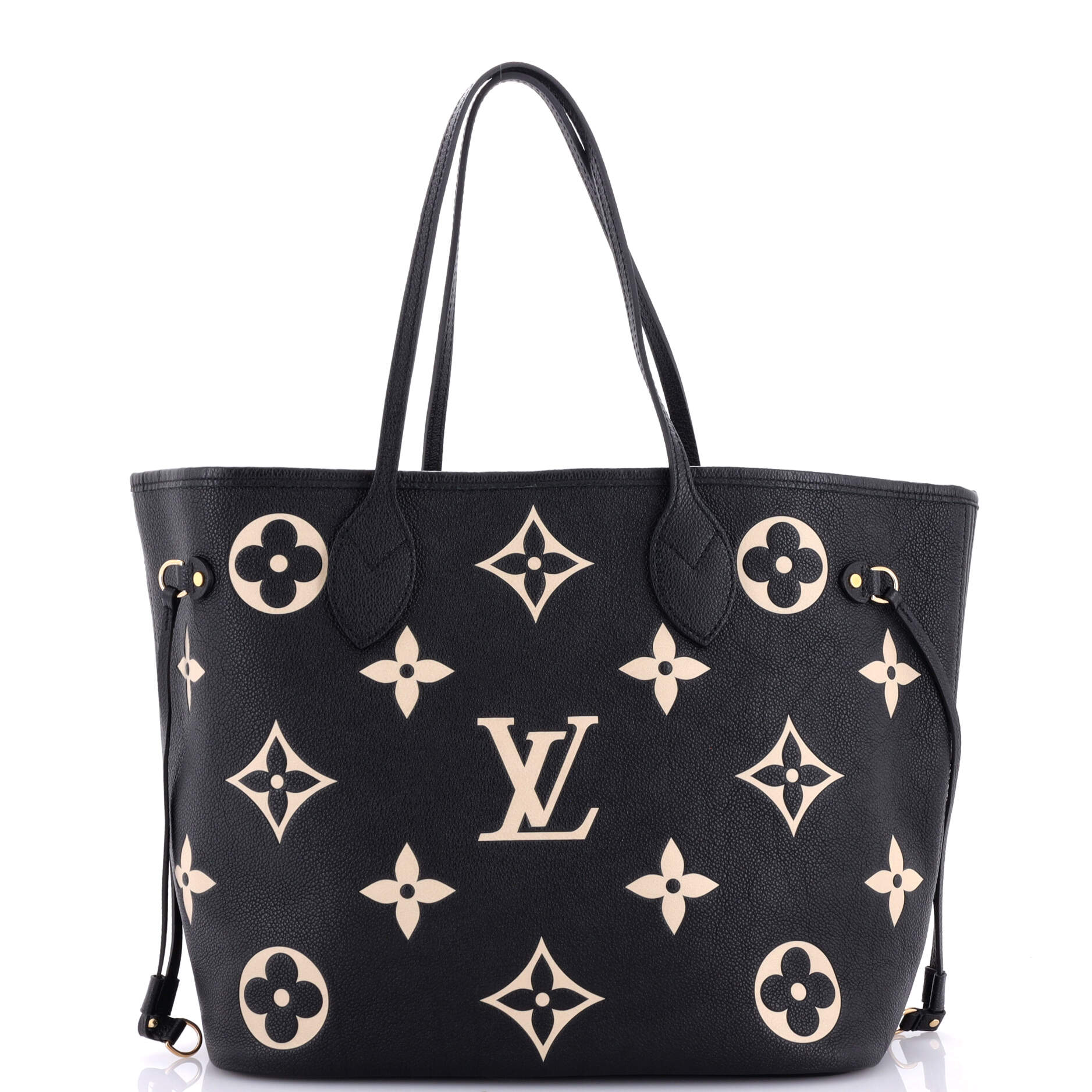 Louis Vuitton Neverfull NM Tote Bicolor Monogram Empreinte Giant MM