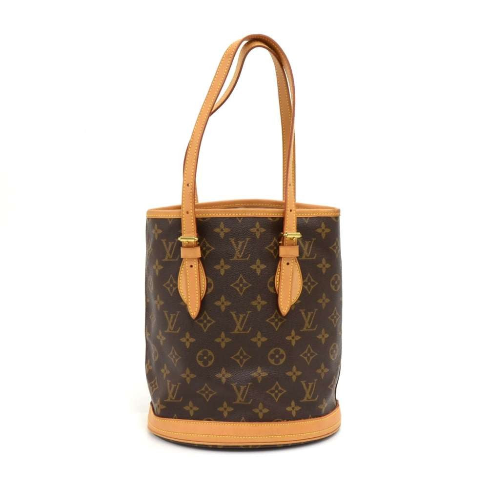 Louis Vuitto Bucket PM Monogram Canvas Shoulder Bag