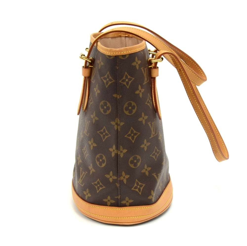 Louis Vuitto Bucket PM Monogram Canvas Shoulder Bag