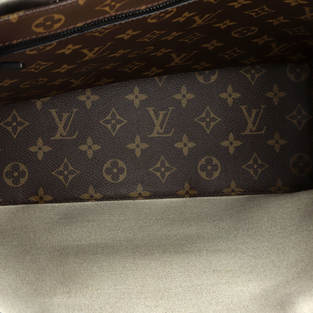 Louis Vuitton Weekend Tote Macassar Monogram Canvas PM