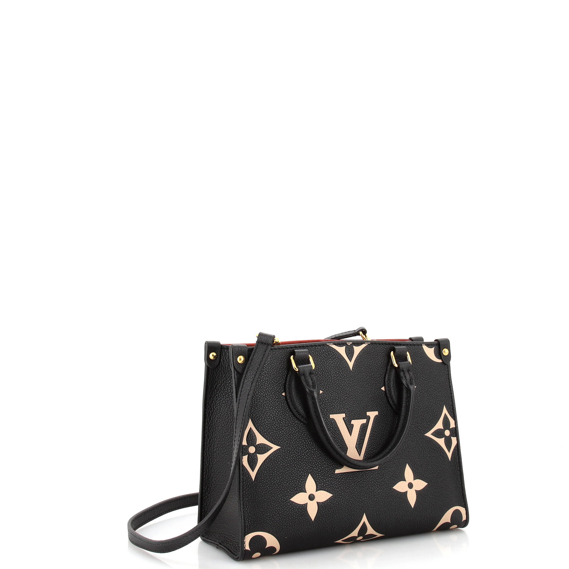Louis Vuitton OnTheGo Tote Bicolor Monogram Empreinte Giant PM