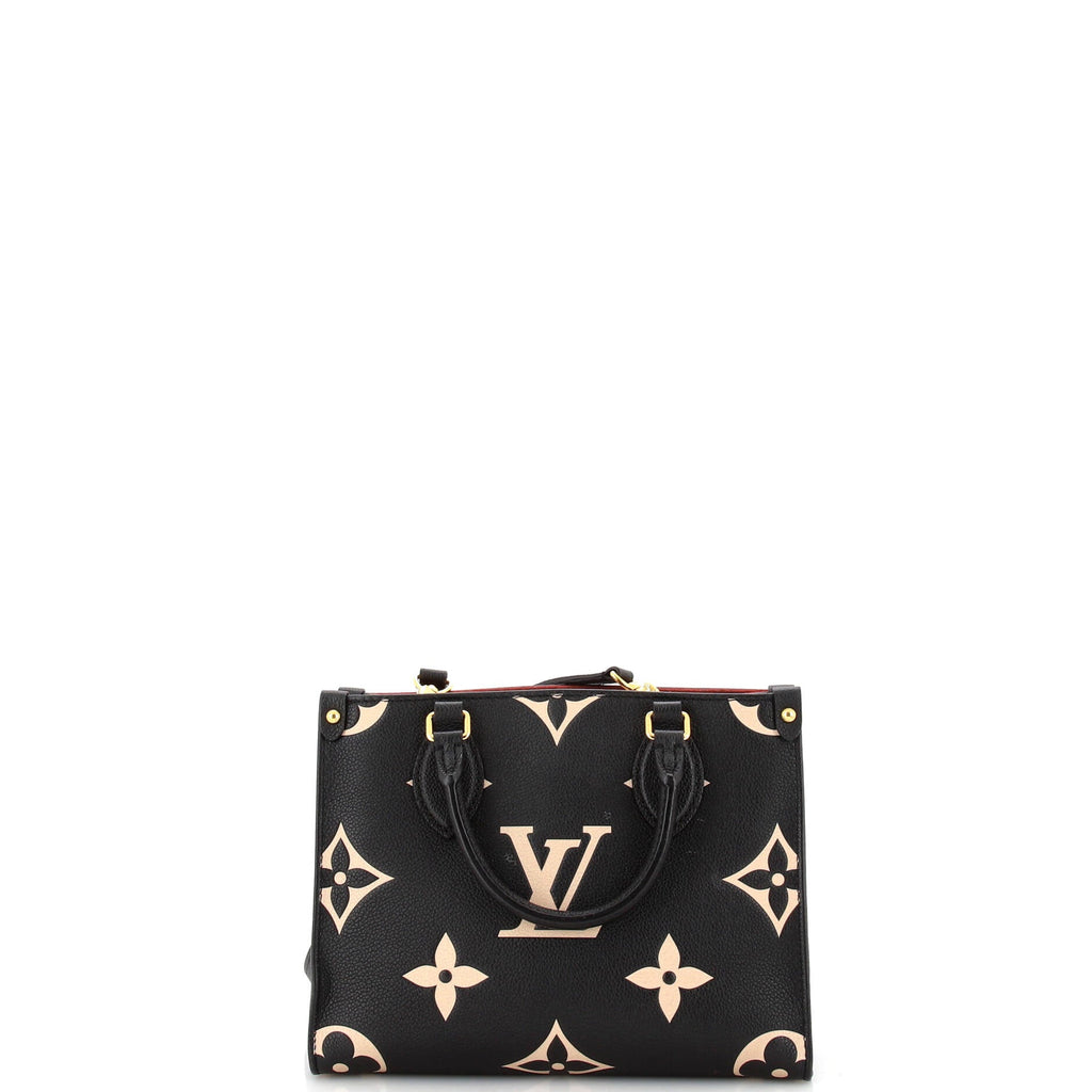 Louis Vuitton OnTheGo Tote Bicolor Monogram Empreinte Giant PM