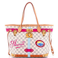 Louis Vuitton Neverfull NM Tote Limited Edition Cities Damier Summer Trunks MM