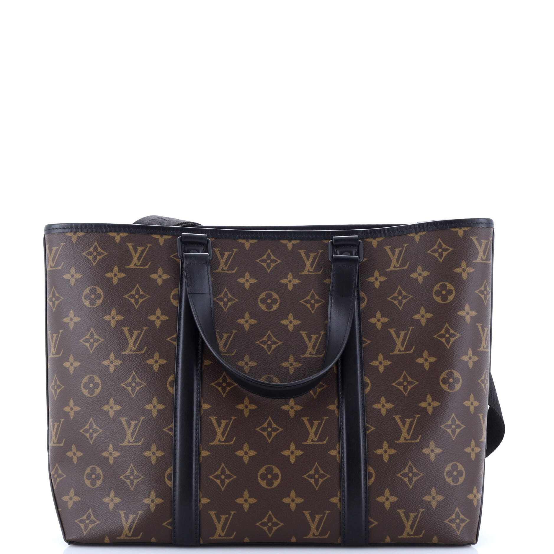 Louis Vuitton Weekend Tote Macassar Monogram Canvas PM