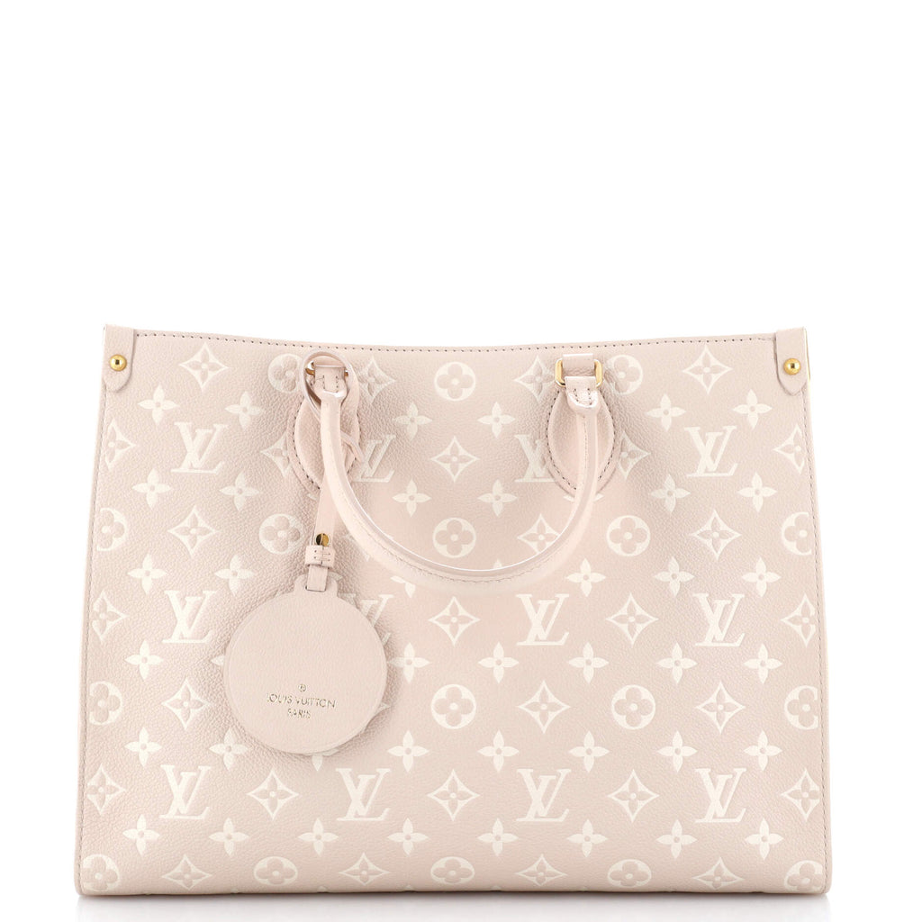 Louis Vuitton OnTheGo Tote Spring in the City Monogram Empreinte Leather MM