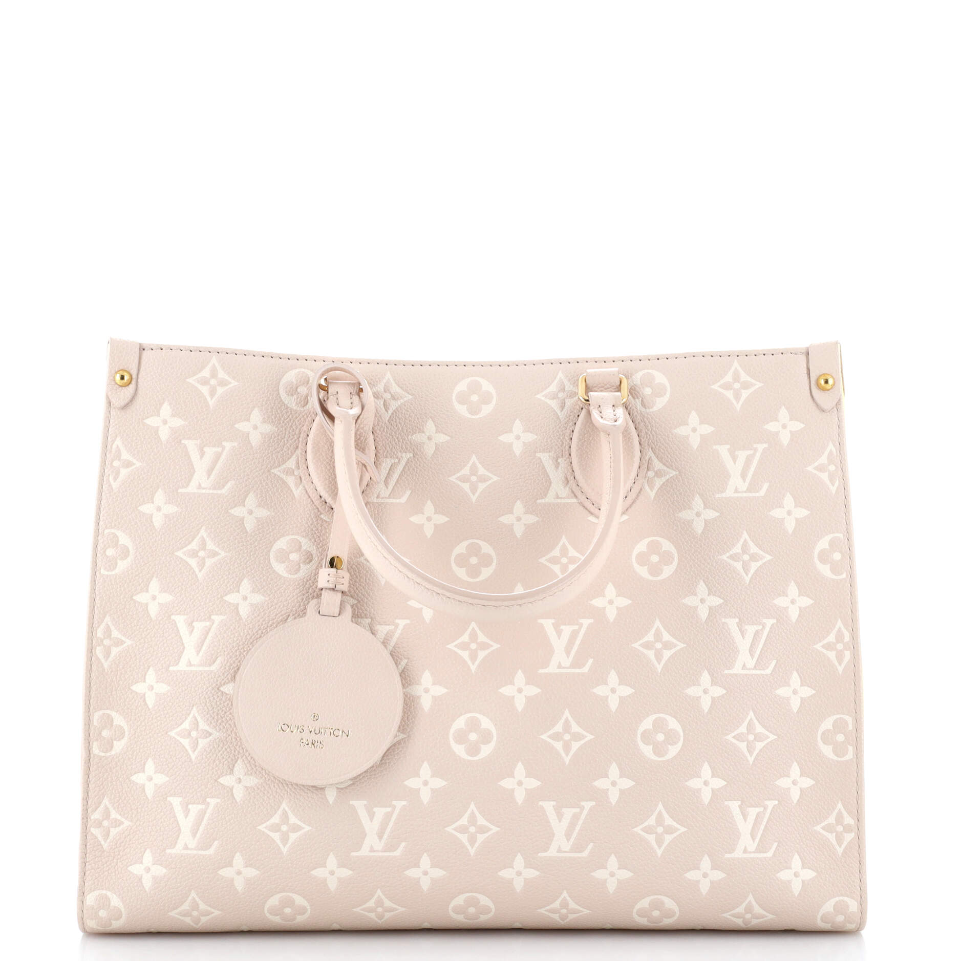 Louis Vuitton OnTheGo Tote Spring in the City Monogram Empreinte Leather MM