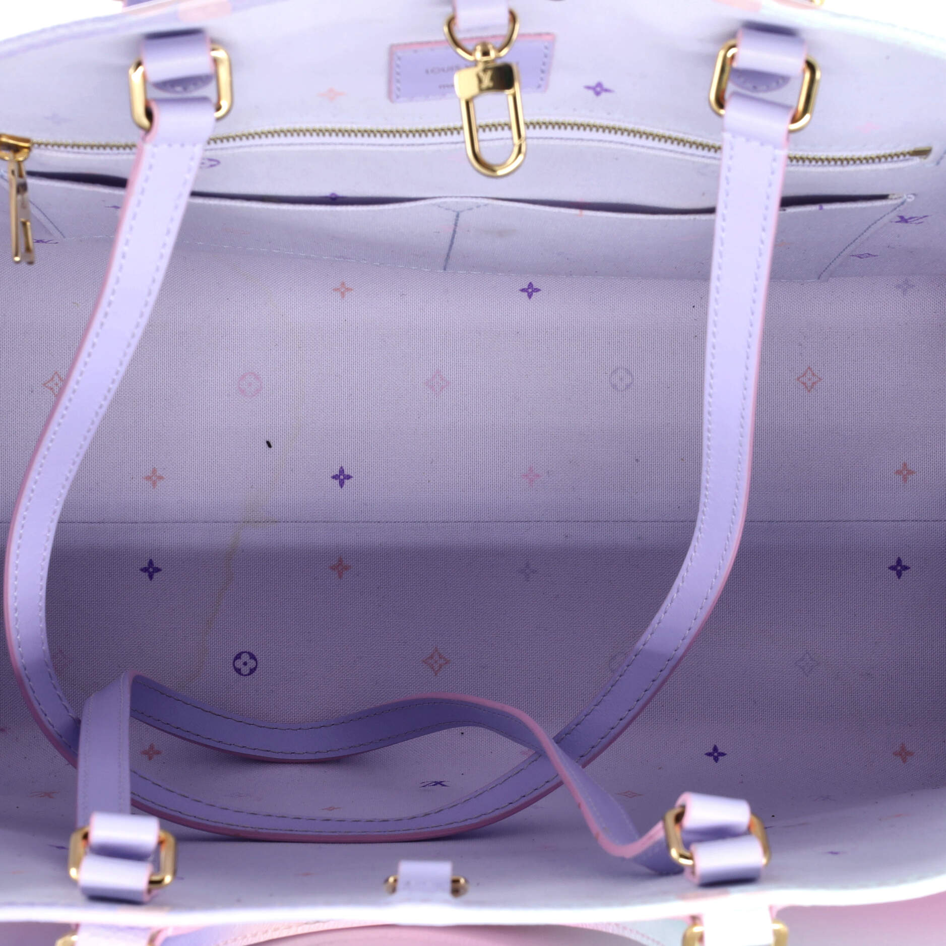 Louis Vuitton OnTheGo Tote Spring in the City Monogram Giant Canvas GM