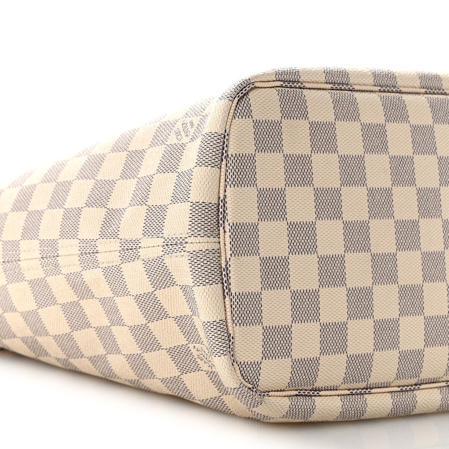 Damier Azur Braided Neverfull MM Pink