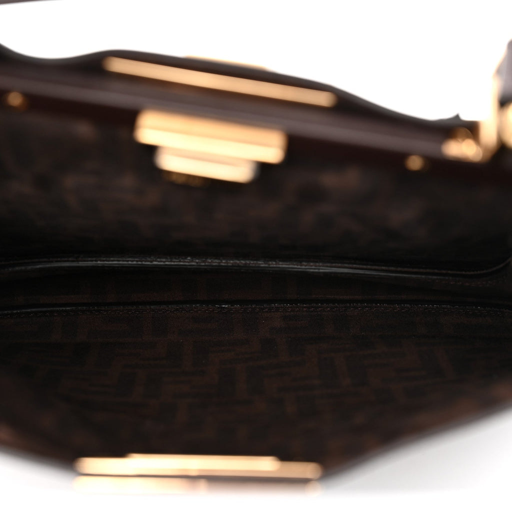 Vitello Medium Soft Peekaboo  Dark Brown
