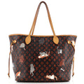 Louis Vuitton Neverfull NM Tote Limited Edition Grace Coddington Catogram Canvas MM