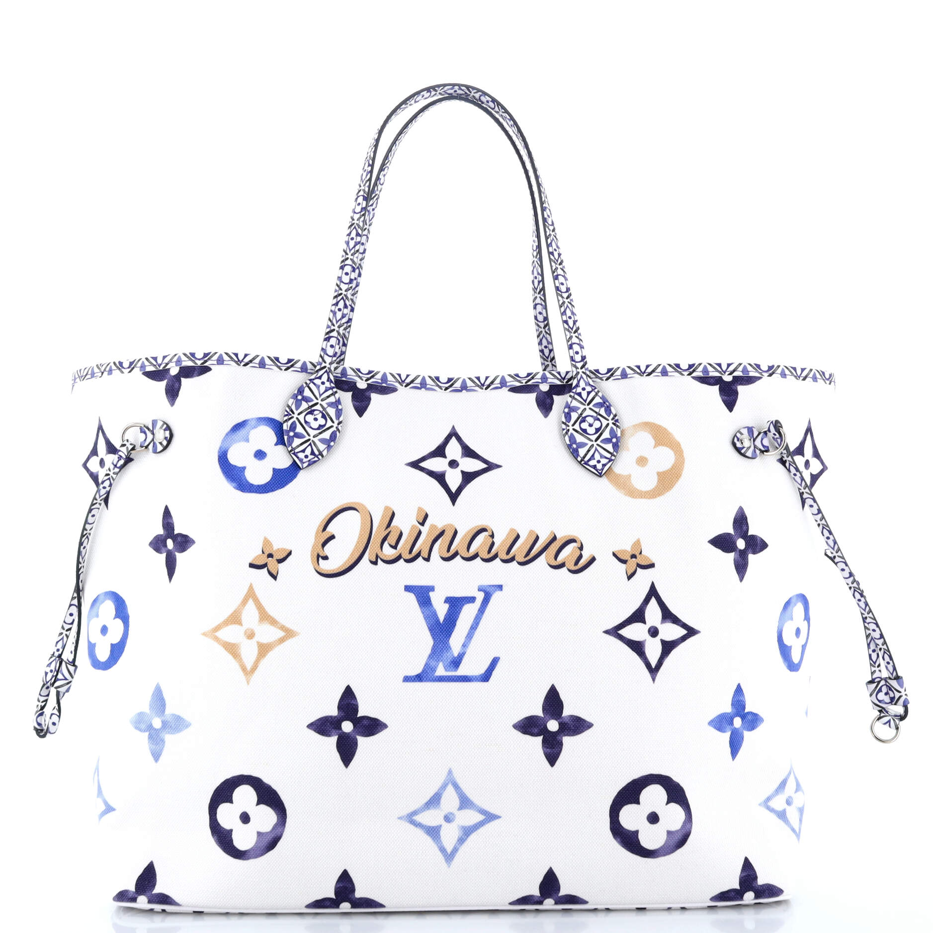 Louis Vuitton Neverfull NM Tote Limited Edition Cities By The Pool Monogram Watercolor Giant GM