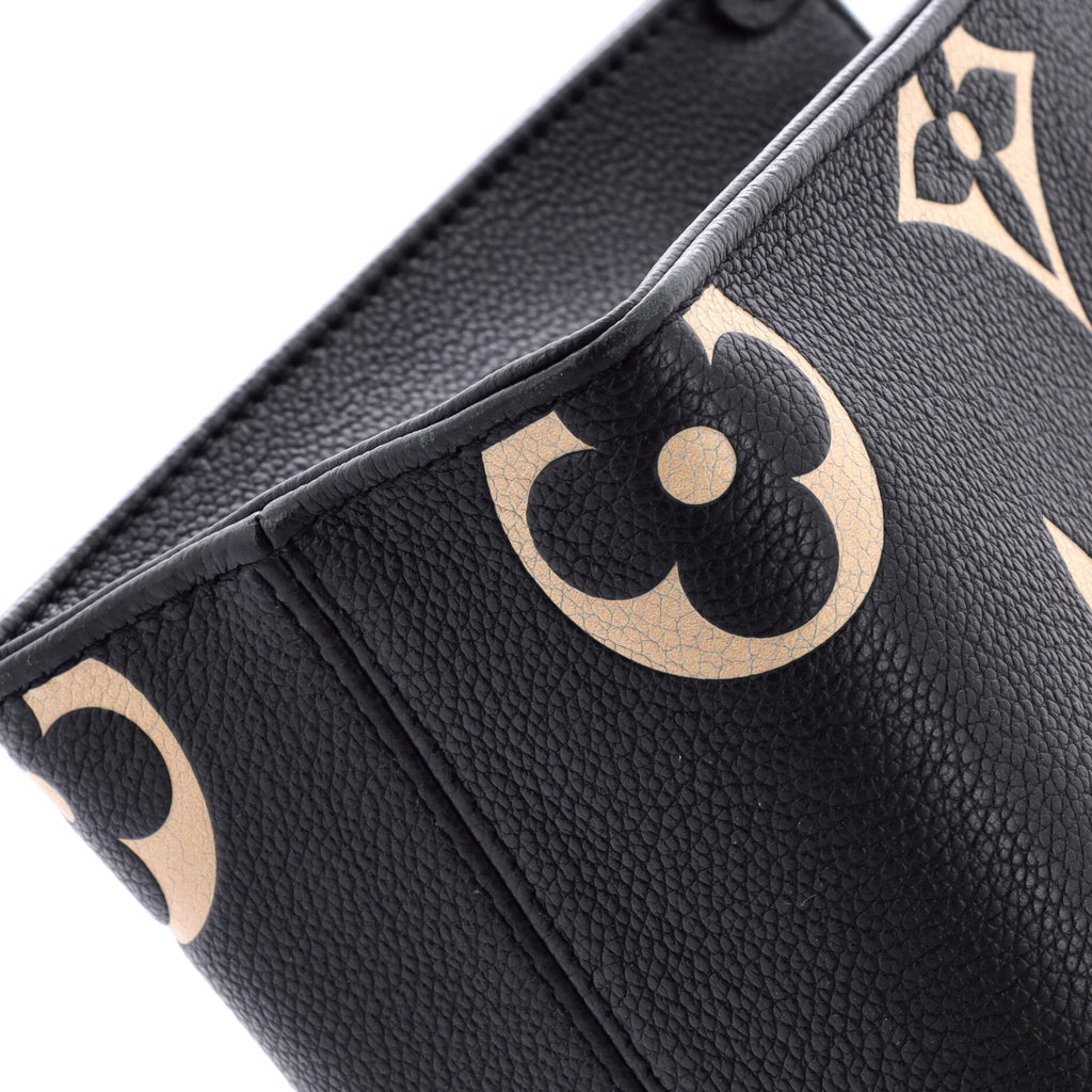 Louis Vuitton OnTheGo Tote Bicolor Monogram Empreinte Giant PM
