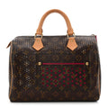Monogram Perforated Speedy 30 Fuchsia