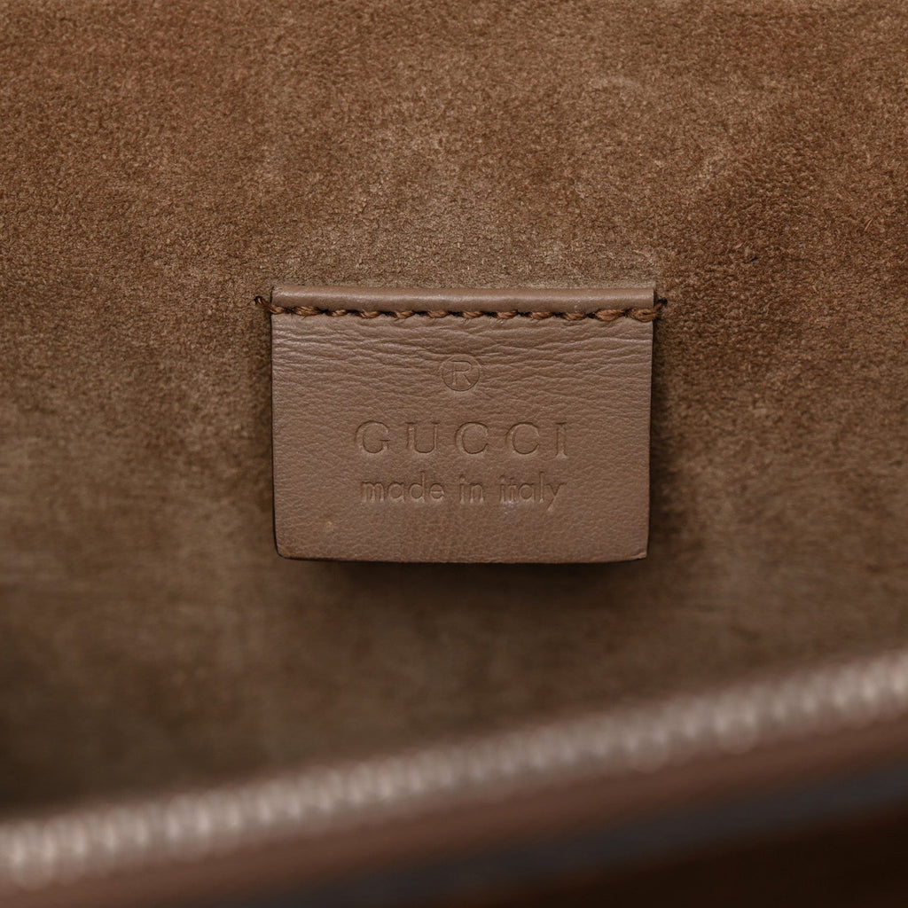 GG Supreme Monogram Small Dionysus Shoulder Bag Taupe
