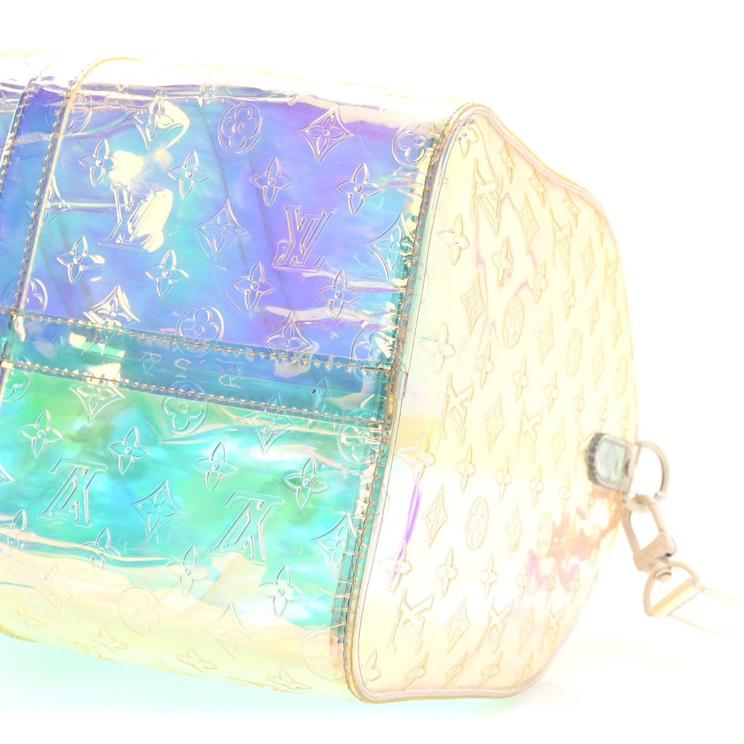 PVC Monogram Keepall Bandouliere 50 Iridescent Prism