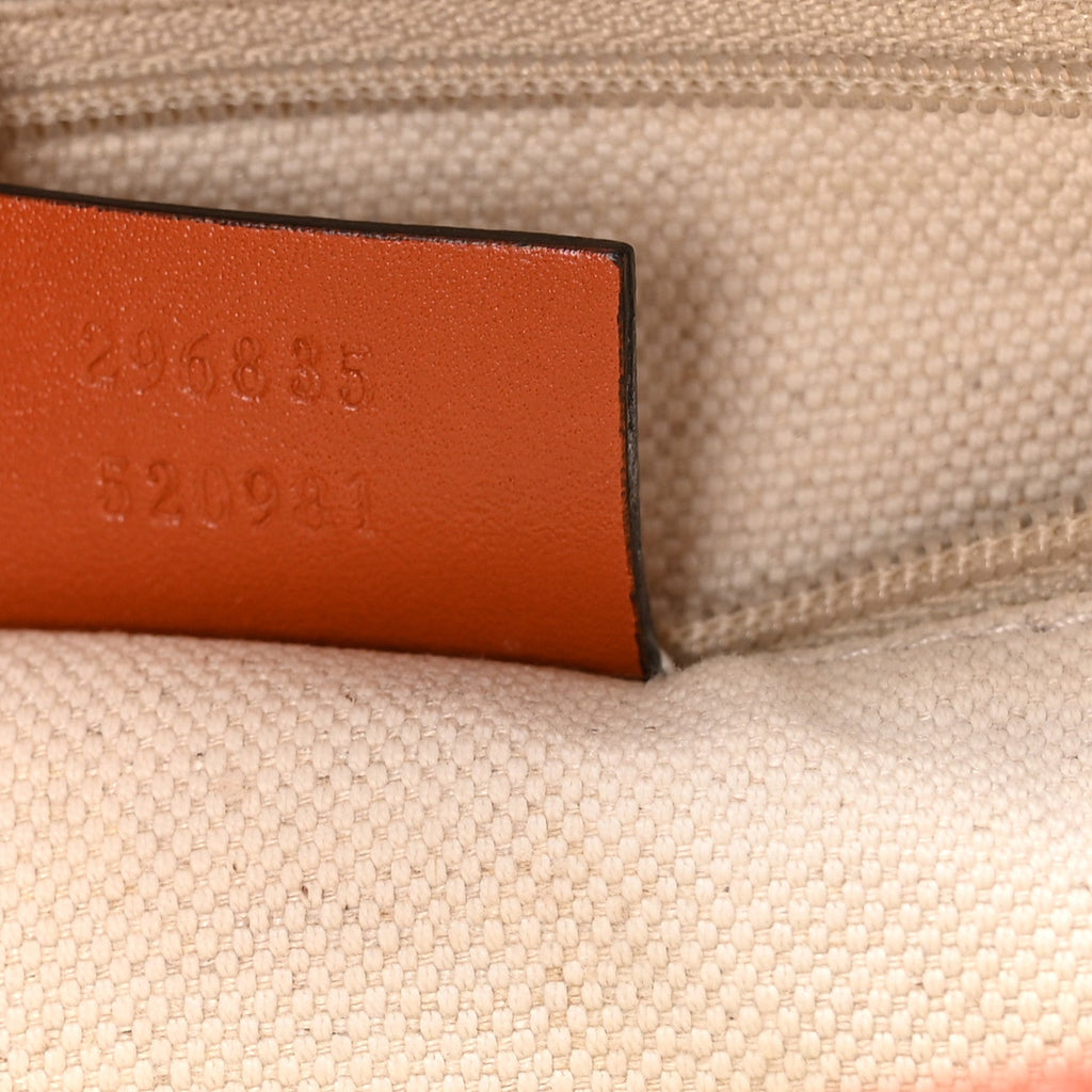 Monogram Medium Sukey Top Handle Tote Beige Orange