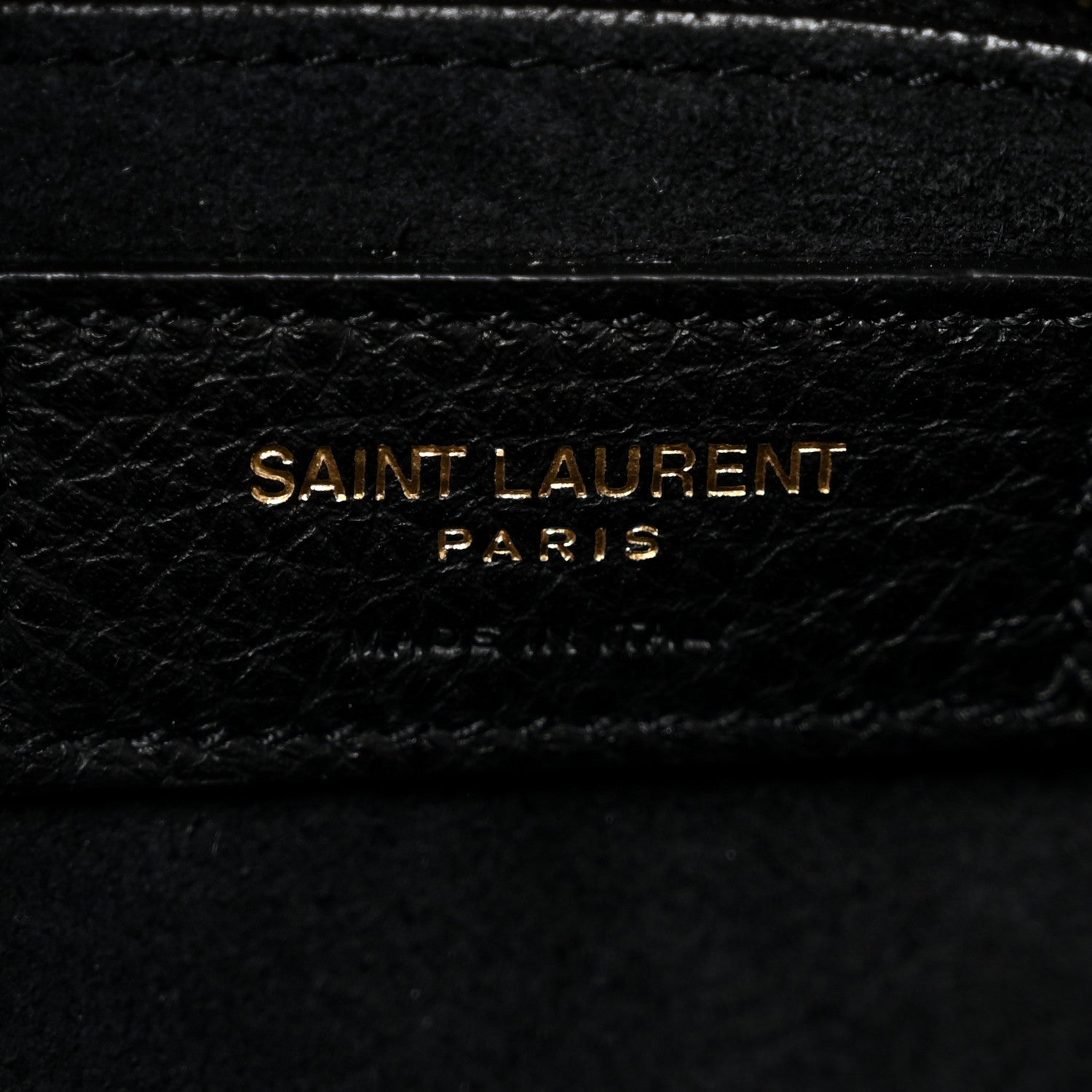 Grained Deerskin Bea Tote Black