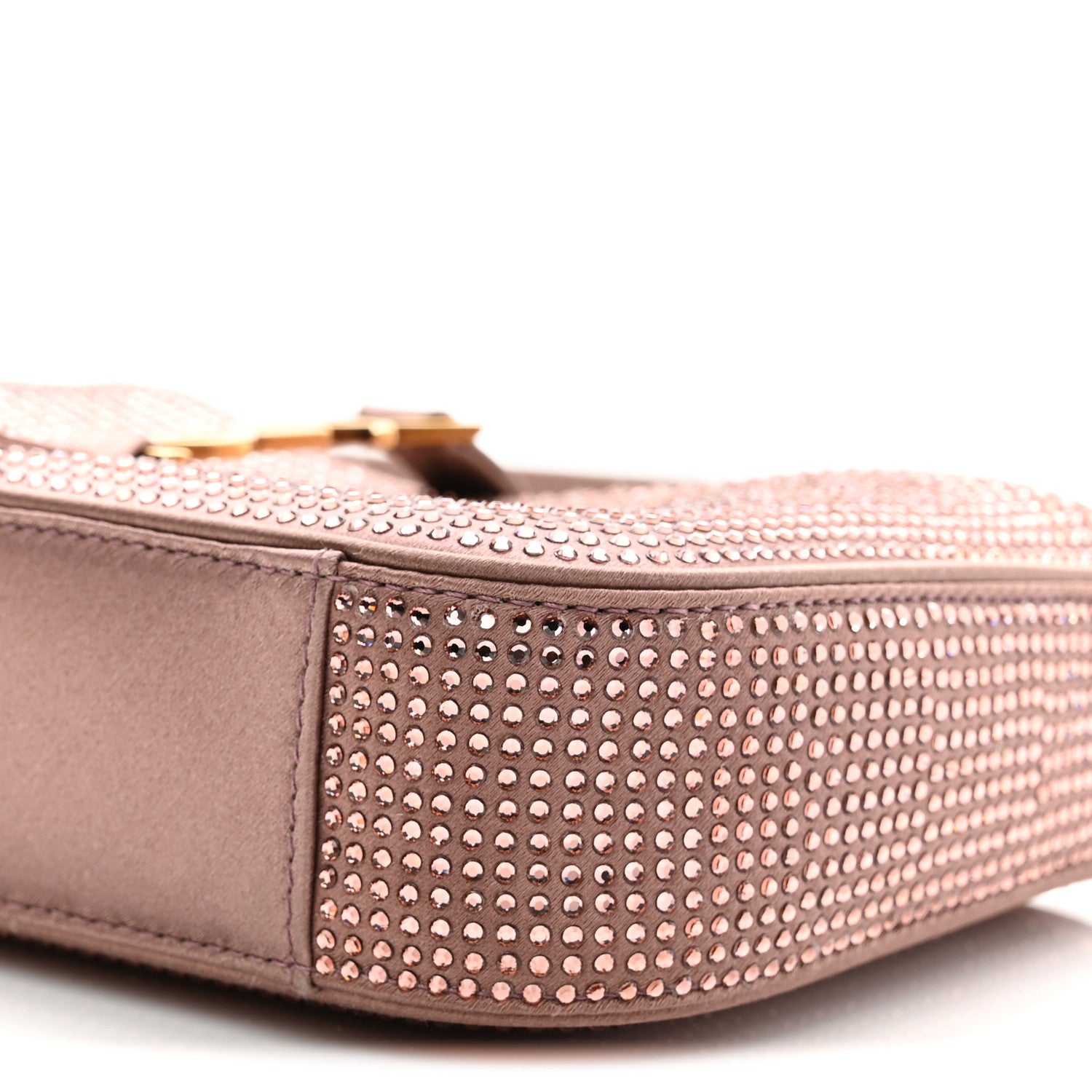 Satin Crystal Le 5 A 7 Mini Hobo Elderberry