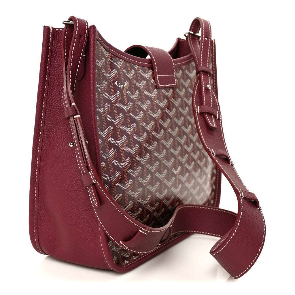 Goyardine Musette PM Bag Bordeaux