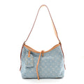 Monogram Denim CarryAll PM Sky Blue
