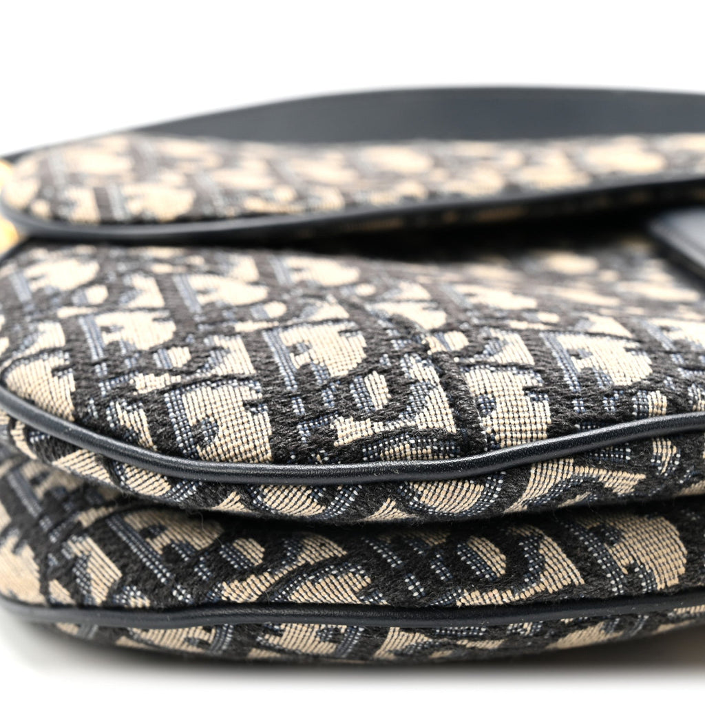 Oblique Saddle Bag Blue
