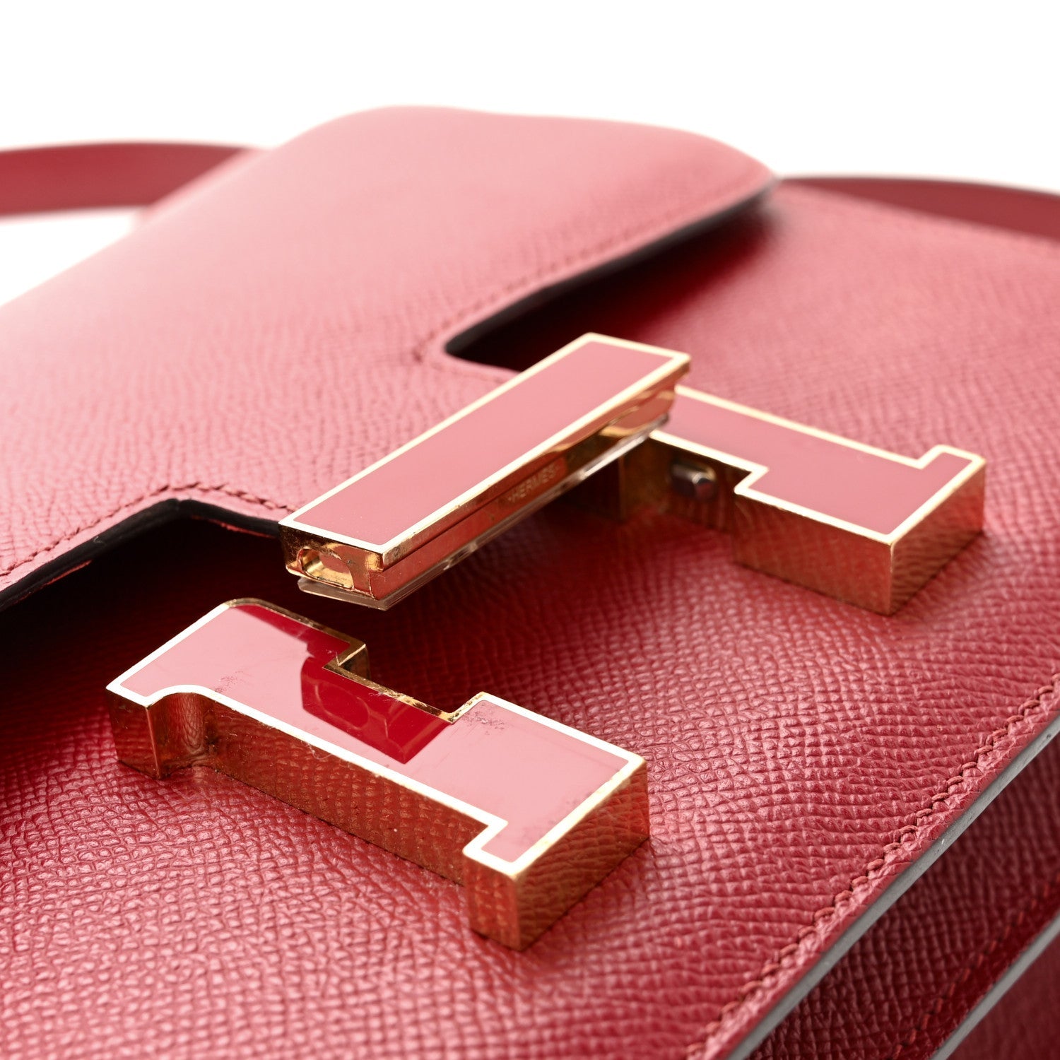 Epsom Enamel Constance 24 Rouge Grenat