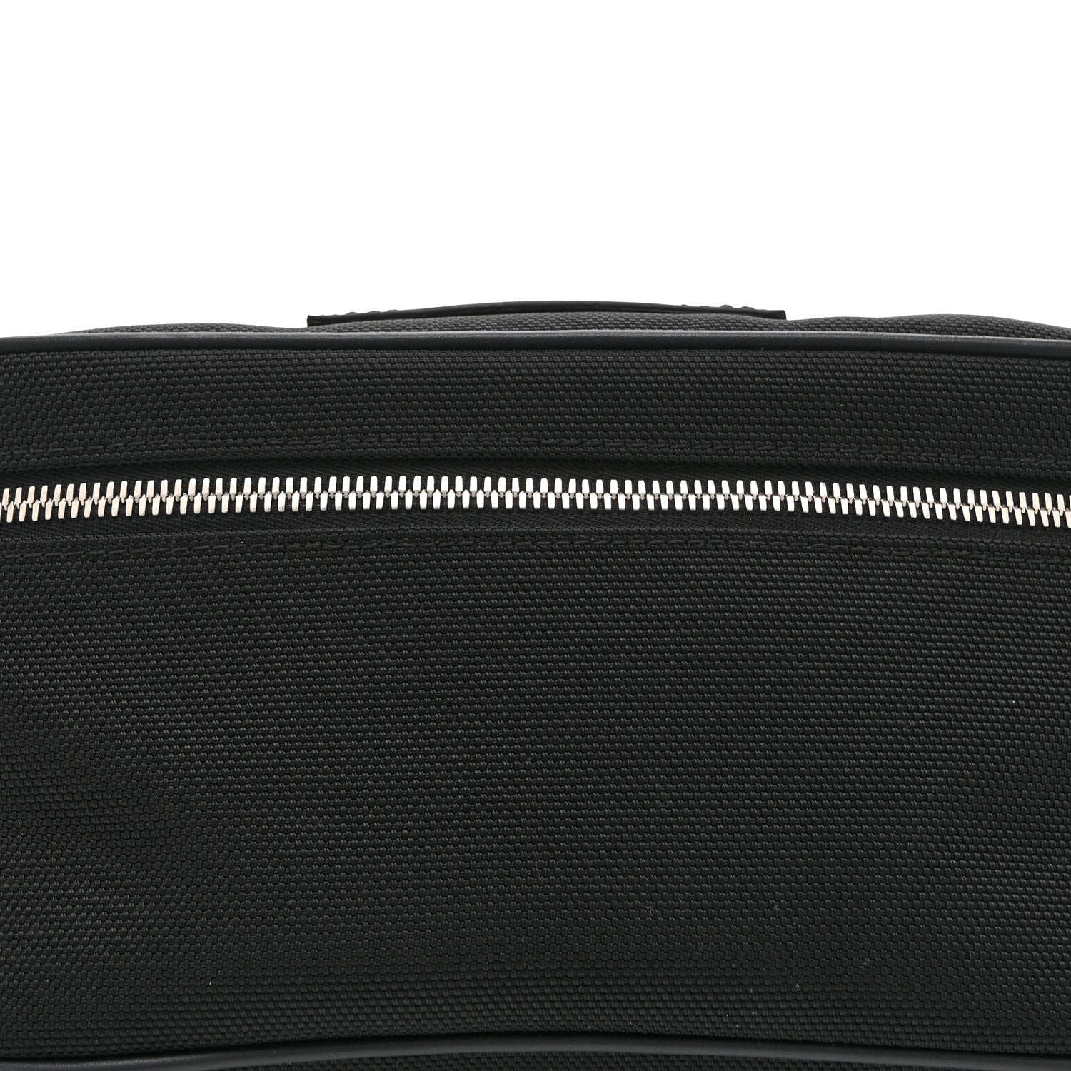 Techno Canvas Web Large Belt Bag Black