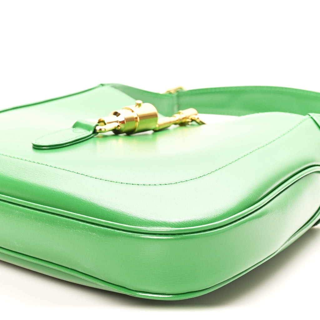 Boarded Dyana Lux Calfskin Small Jackie 1961 Hobo Spring Green