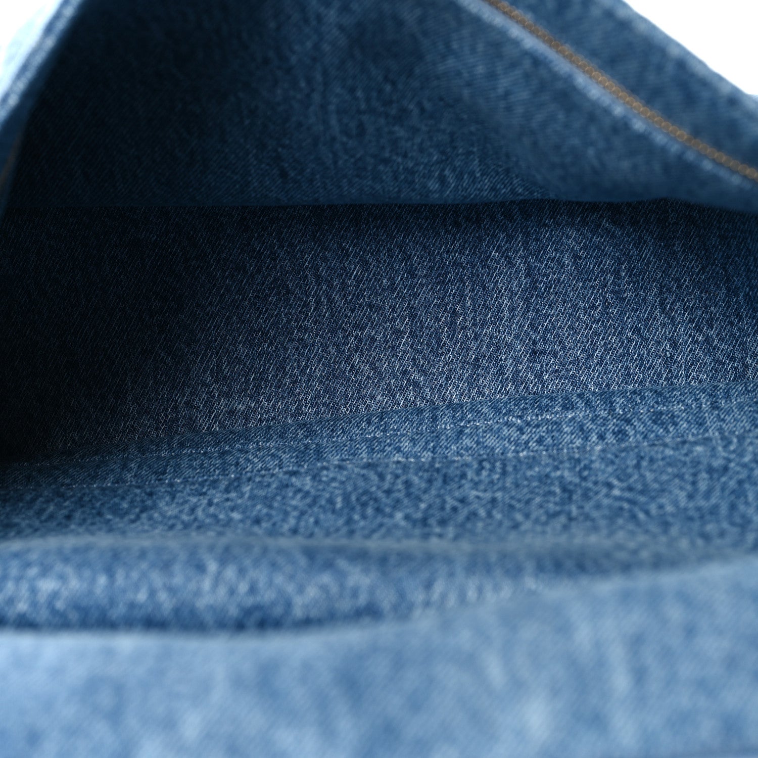 Denim Small Souplissimo Maxi Flap Blue