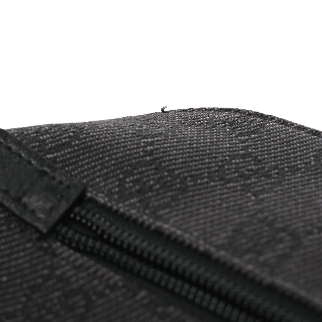Denim Monogram Medium Backpack Black