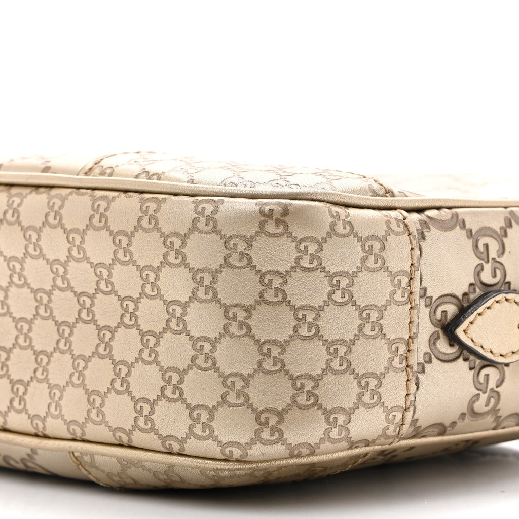 Guccissima Mini Bree Messenger Bag Gold