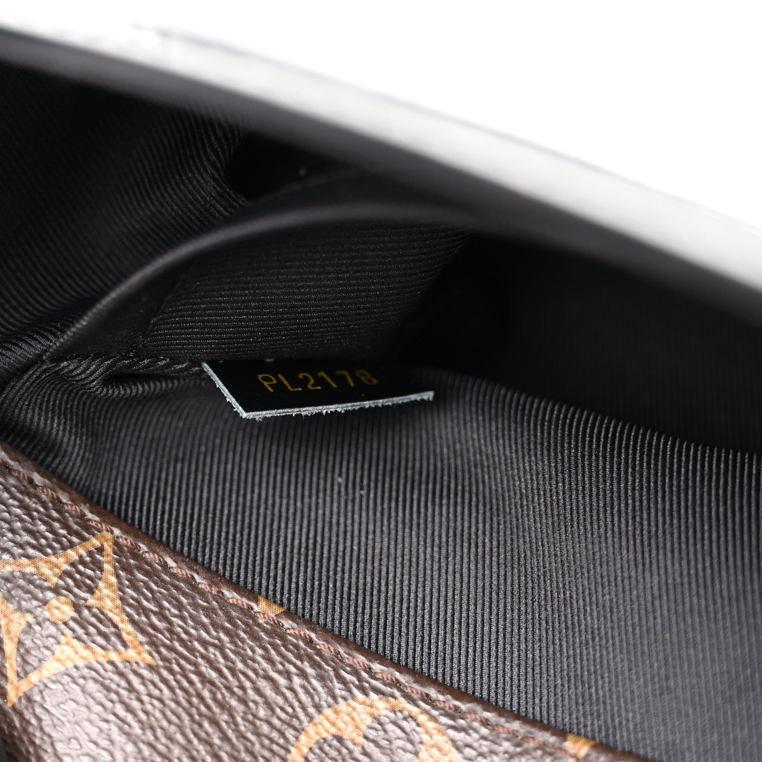 Patent Calfskin Monogram Cherrywood BB Black