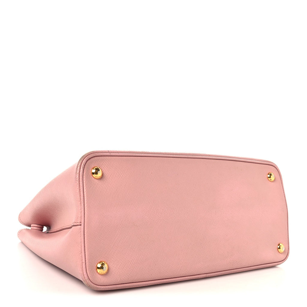 Saffiano Cuir Medium Double Bag Pesco