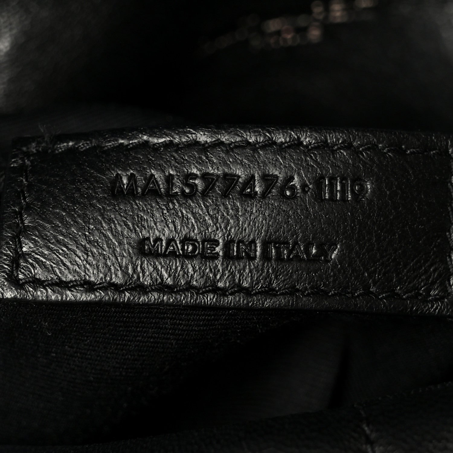 Lambskin Quilted Monogram Monochrome Small Loulou Puffer Chain Satchel Black