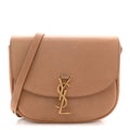 Smooth Vintage Calfskin Monogram Medium Kaia Satchel Gold
