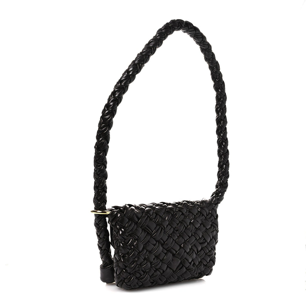 Calfskin Foulard Intreccio Kalimero Città Shoulder Bag Fondant