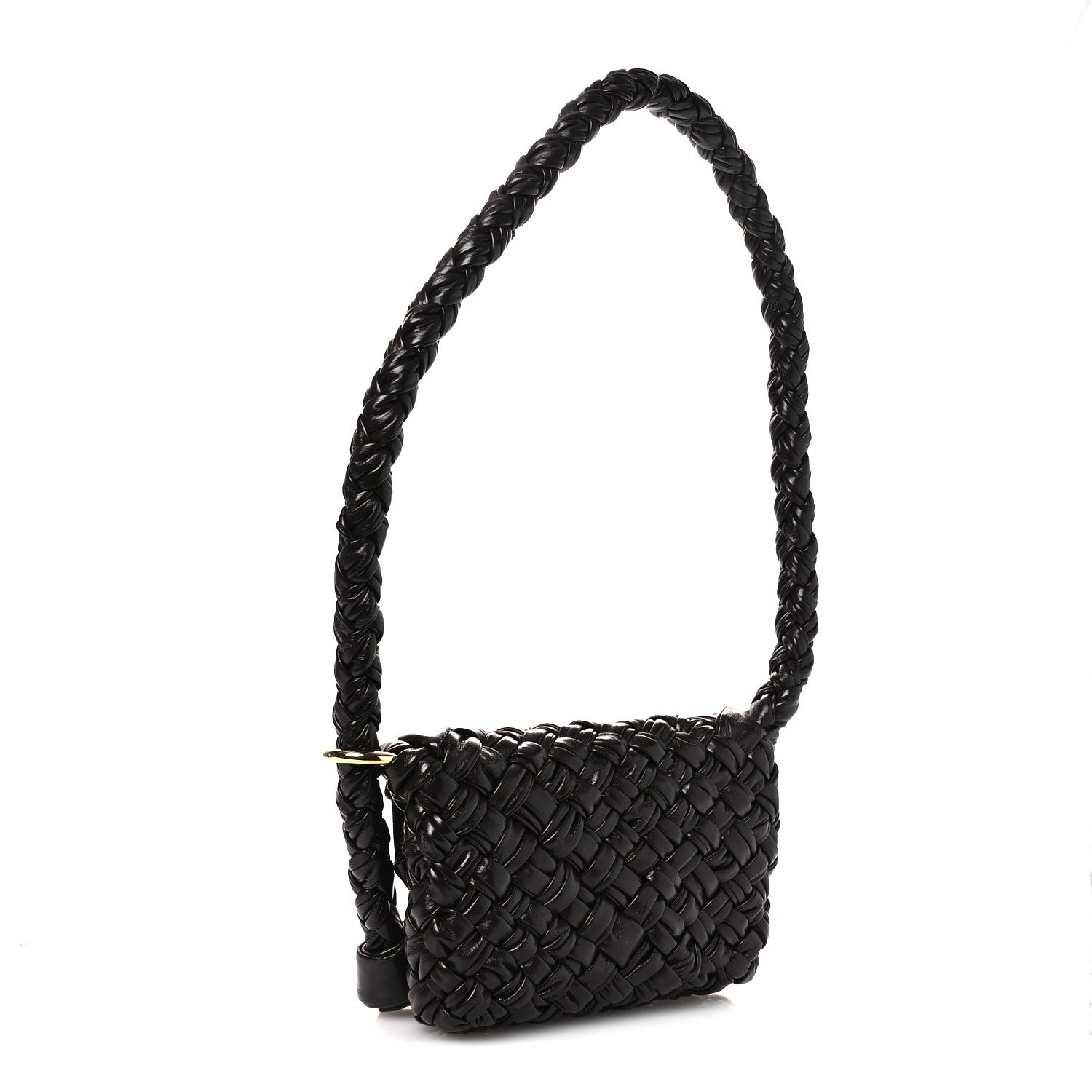 Calfskin Foulard Intreccio Kalimero Città Shoulder Bag Fondant