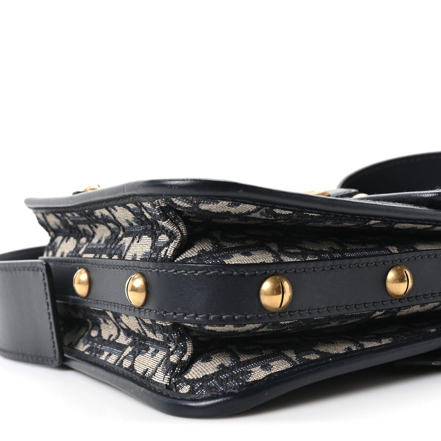 Oblique Square DiorAddict Flap Navy Blue