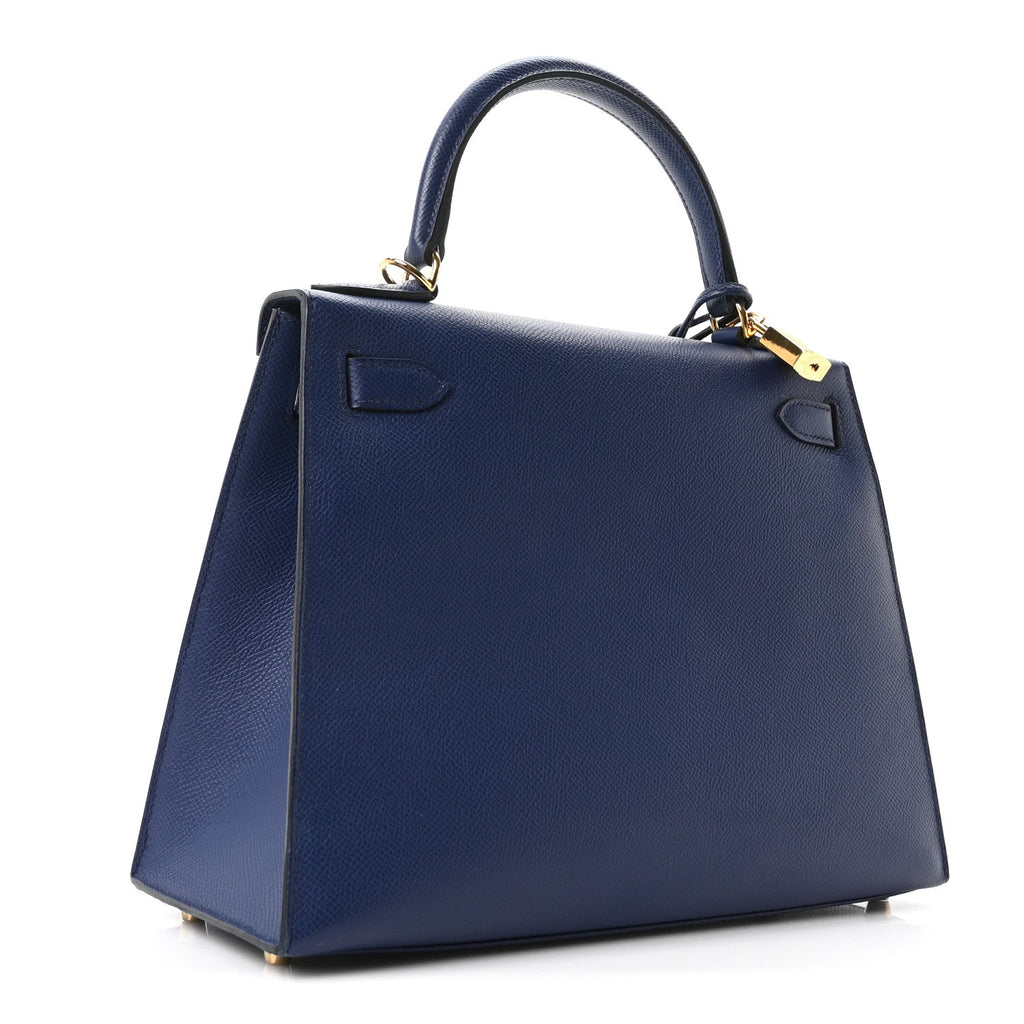 Epsom Kelly Sellier 28 Bleu Saphir