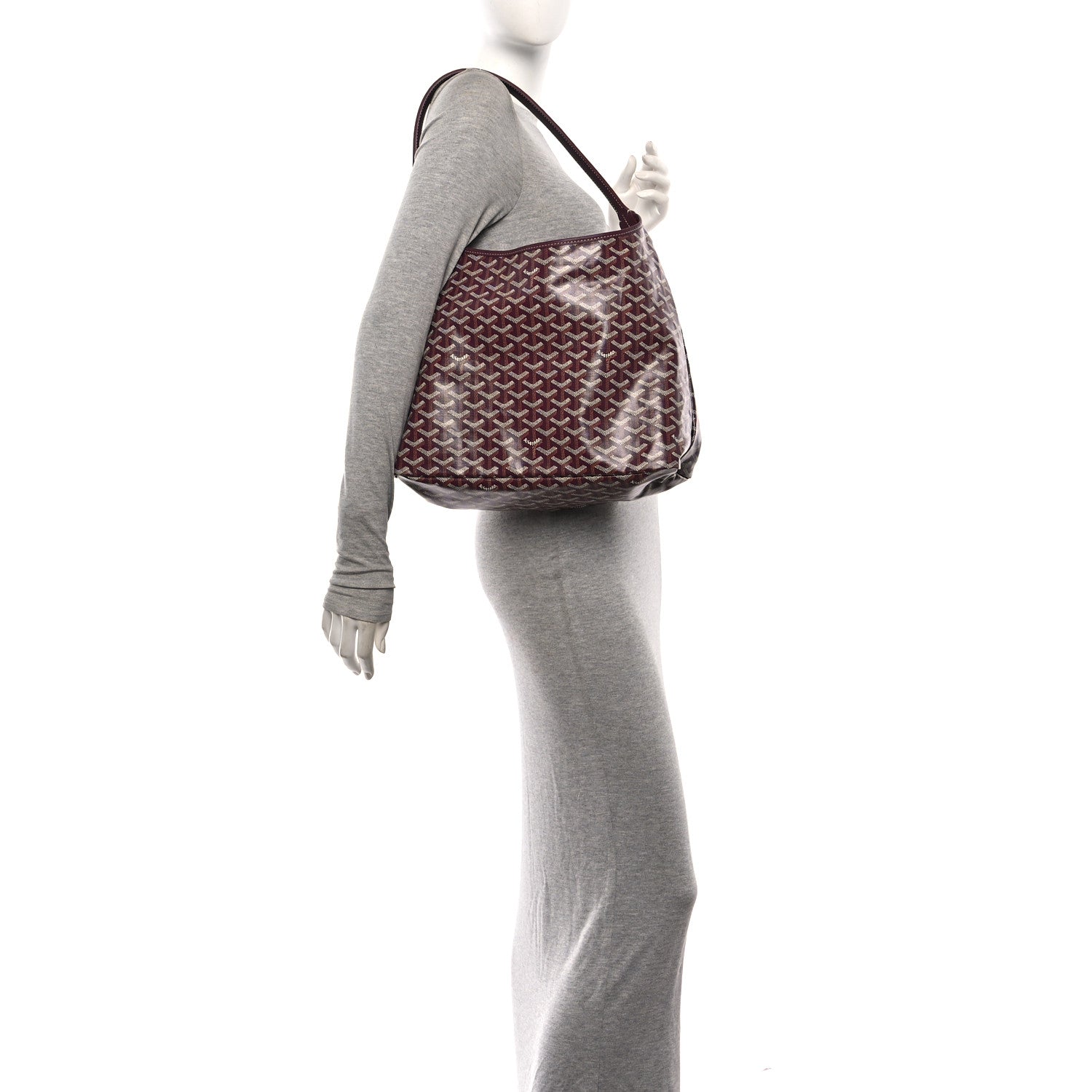 Goyardine Boheme Hobo Burgundy