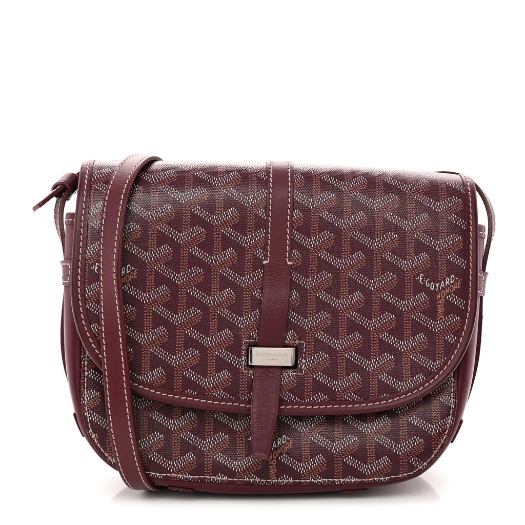 Goyardine Belvedere II PM Messenger Bag Bordeaux
