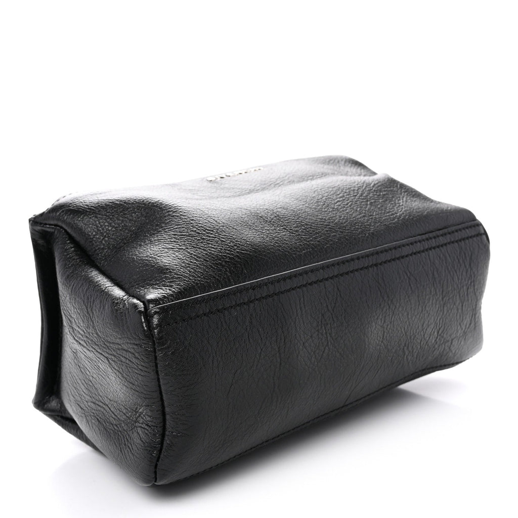 Sugar Goatskin Mini Pandora  Black