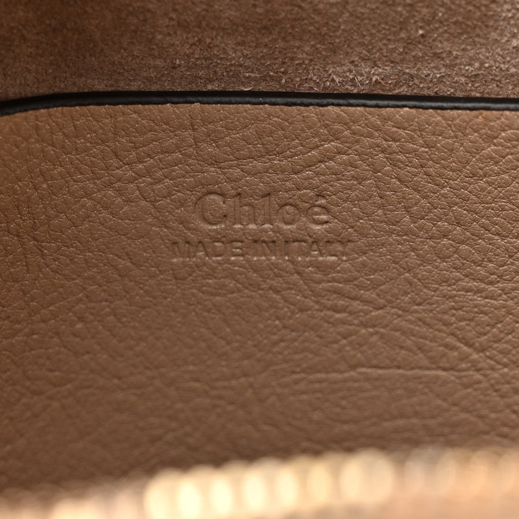 Grained Calfskin Small Bracelet Hobo Bag Woodrose